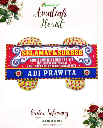Karangan Bunga Ucapan Selamat di Progowati
