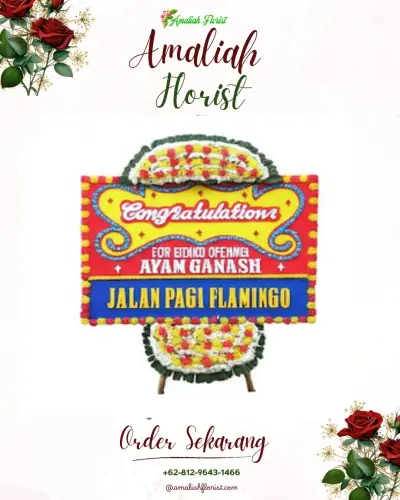 Bunga Papan Congratulation di Progowati